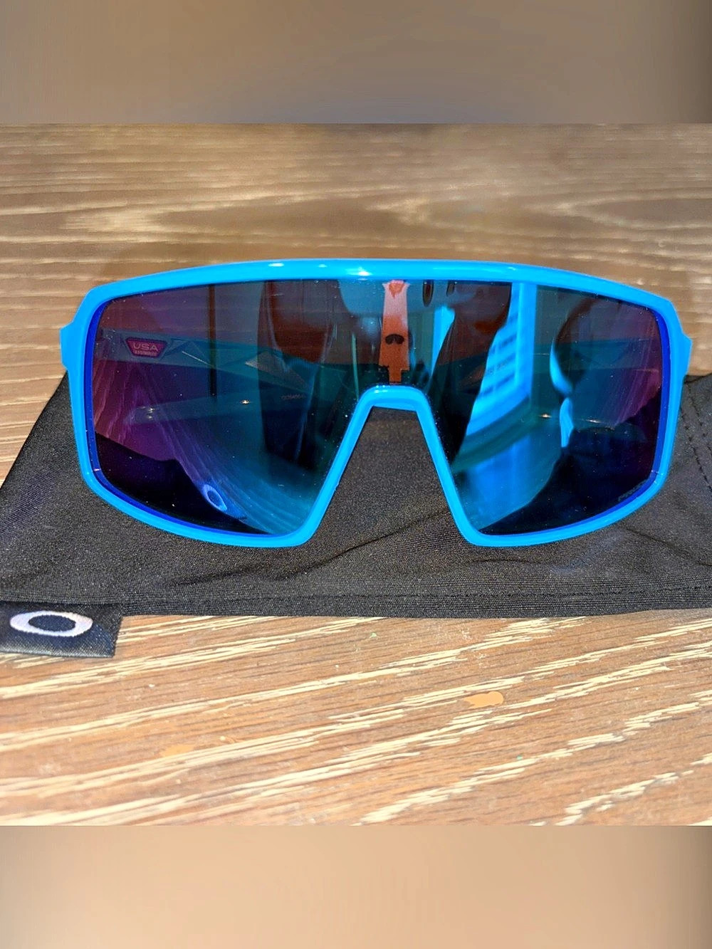 Oakley Encoder Squared Sky Blue Prizm Sapphire Sunglasses
